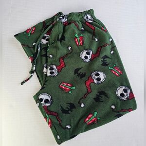 The Nightmare Before Christmas Jack Skellington Men's Fleece Pajama Pants Size M